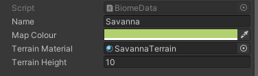 Initial Biome Settings