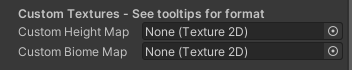 Custom Height and Biome Textures