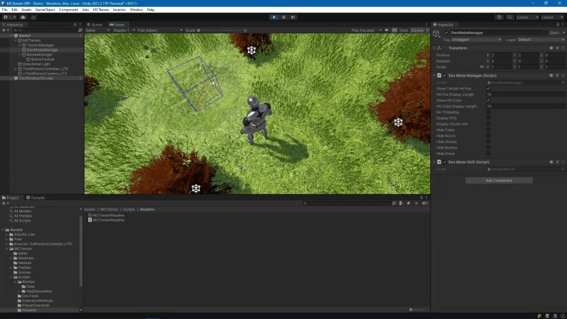 Dev Mode Options