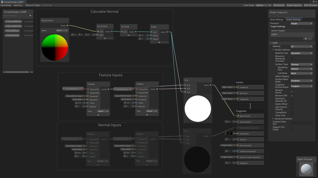 Triplanar Shader for HDRP